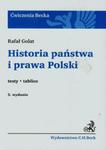 Historia państwa i prawa Polski Historia państwa i prawa Polski. w sklepie internetowym Booknet.net.pl