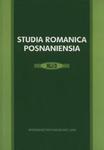 Studia Romanica Posnaniensia 41/3 w sklepie internetowym Booknet.net.pl