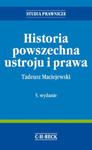 Historia powszechna ustroju i prawa w sklepie internetowym Booknet.net.pl