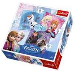 Puzzle 3w1 Frozen Bohaterowie z Krainy Lodu w sklepie internetowym Booknet.net.pl