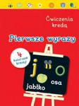 Pierwsze wyrazy ćwiczenia kredą w sklepie internetowym Booknet.net.pl