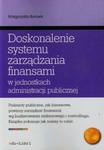 Doskonalenie systemu zarządzania finansami w jednostkach administracji publicznej w sklepie internetowym Booknet.net.pl