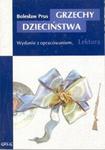 Grzechy Dzieciństwa. Lektura z opracowaniem w sklepie internetowym Booknet.net.pl