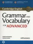 Grammar and Vocabulary for Advanced Book with Answers and Audio w sklepie internetowym Booknet.net.pl