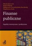 Finanse publiczne Aspekty teoretyczne i praktyczne w sklepie internetowym Booknet.net.pl