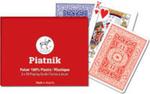 Karty do gry Piatnik 2 talie, Poker plastic w sklepie internetowym Booknet.net.pl