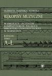 Rękopisy muzyczne w zbiorach w Archiwum Kompozytorów Polskich Biblioteki Uniwersyteckiej w Warszawie w sklepie internetowym Booknet.net.pl