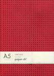 Notatnik A5 Paper-oh Circulo Red on Black gładki w sklepie internetowym Booknet.net.pl