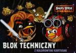 Blok techniczny A4 Angry Birds z kolorowymi kartkami 10 kartek w sklepie internetowym Booknet.net.pl