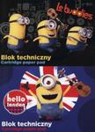 Blok techniczny A4 Minionki 10 kartek 10 sztuk mix w sklepie internetowym Booknet.net.pl