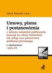 Umowy pisma i postępowanie z zakresu zamówień publicznych i koncesji na roboty budowlane lub usługi w sklepie internetowym Booknet.net.pl