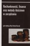 Rachunkowość, finanse oraz metody ilościowe w zarządzaniu w sklepie internetowym Booknet.net.pl