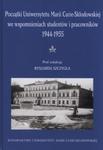 Początki UMCS we wspomnieniach studentów i pracowników 1944-1945 w sklepie internetowym Booknet.net.pl