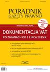 Dokumentacja vat po zmianach od 1 lipca 2015 r. w sklepie internetowym Booknet.net.pl