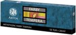 Farby tempera Artea 12 kolorów - 20 ml w sklepie internetowym Booknet.net.pl