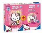 Puzzle Hello Kitty 100 + Puzzle 3D 54 w sklepie internetowym Booknet.net.pl