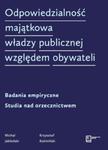 Odpowiedzialność majątkowa władzy publicznej względem obywateli w sklepie internetowym Booknet.net.pl