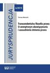 Transcendentalna filozofia prawa O zewnętrznym obowiązywaniu i uzasadnieniu istnienia prawa w sklepie internetowym Booknet.net.pl