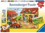 Puzzle Praca na farmie 2x12 w sklepie internetowym Booknet.net.pl