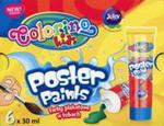 Farby plakatowe w tubach 30 ml 6 kolorów Colorino Kids w sklepie internetowym Booknet.net.pl