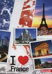 Zeszyt A5 w kratkę 80 kartek I love France 10 sztuk w sklepie internetowym Booknet.net.pl