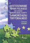 Dostosowanie prawa polskiego do zasad Europejskiej Karty Samorządu Terytorialnego w sklepie internetowym Booknet.net.pl