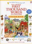 First Thousand Words in English Sticker Book w sklepie internetowym Booknet.net.pl