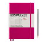 Kalendarz Leuchtturm1917 tygodniowy 2016 z notatnikiem Medium malinowy w sklepie internetowym Booknet.net.pl