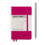 Kalendarz Leuchtturm1917 tygodniowy 2016 z notatnikiem Pocket malinowy w sklepie internetowym Booknet.net.pl