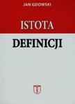 Istota definicji w sklepie internetowym Booknet.net.pl