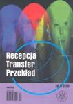 Recepcja Transfer Przekład rok IV nr 1(4) w sklepie internetowym Booknet.net.pl