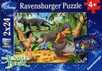 Puzzle Disney Księga dżungli 2x24 w sklepie internetowym Booknet.net.pl