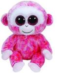 Beanie Boos Ruby - różowo-biała małpka średnia w sklepie internetowym Booknet.net.pl