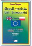 Słownik terminów Unii Europejskiej angielsko-polski polsko-angielski w sklepie internetowym Booknet.net.pl