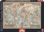 Puzzle Świat mapa stylizowana Executive 4000 elementów w sklepie internetowym Booknet.net.pl