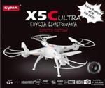 Quadrocopter SYMA X5C ULTRA kamera HD biały w sklepie internetowym Booknet.net.pl