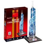 Puzzle 3D Wieżowiec Bank of China Tower 14 elementów w sklepie internetowym Booknet.net.pl