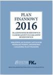 Plan finansowy 2016 dla jednostek budżetowych i samorządowych zakładów budżetowych w sklepie internetowym Booknet.net.pl