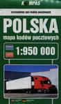 Polska mapa kodów pocztowych 1:950 000 w sklepie internetowym Booknet.net.pl