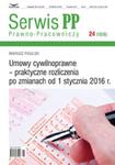 Umowy cywilnoprawne praktyczne rozliczenia po zmianach od 1 stycznia 2016 r. w sklepie internetowym Booknet.net.pl