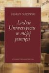 Ludzie Uniwersytetu w mojej pamięci w sklepie internetowym Booknet.net.pl