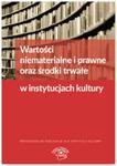 Wartości niematerialne i prawne oraz środki trwałe w instytucjach kultury w sklepie internetowym Booknet.net.pl