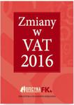 Zmiany w VAT 2016 w sklepie internetowym Booknet.net.pl