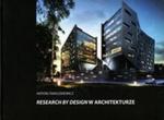 Research by design w architekturze w sklepie internetowym Booknet.net.pl