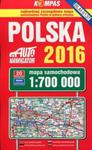 Polska 2016 Mapa samochodowa 1:700 000 w sklepie internetowym Booknet.net.pl