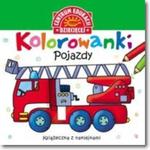 Kolorowanki Pojazdy Książeczka z nalepkami w sklepie internetowym Booknet.net.pl