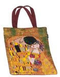 Torba na zakupy "Gustav Klimt - The Kiss", bawełna, 40 x 34 cm w sklepie internetowym Booknet.net.pl