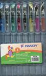 Długopisy żelowe Fandy 8 kolorów w sklepie internetowym Booknet.net.pl