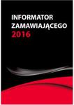 Informator zamawiającego 2016 w sklepie internetowym Booknet.net.pl