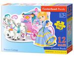 Puzzle MAXI Konturowe: Princess Carriage 12 w sklepie internetowym Booknet.net.pl